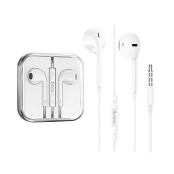 Auscultadores Hoco M80 Original Series com Microfone e Controle de Operação de Um Botão Conector de áudio de 3,5 mm Branco Auscultadores Hoco M80 Original Series com Microfone e Controle de Operação de Um Botão Conector de áudio de 3,5 mm Branco
